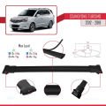 Ssangyong Turismo 2012-2019 Arası ile Uyumlu FLY Model Ara Atkı Tavan Barı Siyah 2 Adet