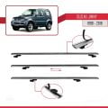 Suzuki Jimny 3 1998-2018 Arası ile Uyumlu BASIC Model Ara Atkı Tavan Barı Gri 2 Adet