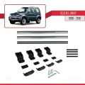 Suzuki Jimny 3 1998-2018 Arası ile Uyumlu BASIC Model Ara Atkı Tavan Barı Gri 2 Adet