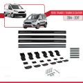 Ford Transit/Tourneo Courier Pre-Facelift 2014-2017 Arası ile Uyumlu BASIC Model Ara Atkı Tavan Barı Siyah 3 Adet