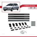 Hyundai i30 (FD) SW 2007-2011 Arası ile Uyumlu BASIC Model Ara Atkı Tavan Barı Siyah 3 Adet