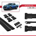 Mitsubishi L200 V 2015-2023 Arası ile Uyumlu FLY Model Ara Atkı Tavan Barı Siyah 2 Adet