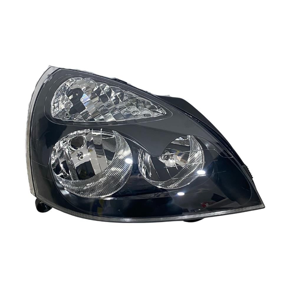 Renault Clio 2001-2005 Sağ Far | Siyah Kasa | Ayfar Komple Far | Elektrikli - Motor
