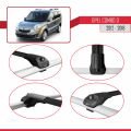 Opel Combo D 2012-2018 Arası ile Uyumlu ACE-1 Ara Atkı Tavan Barı Siyah 2 Adet