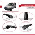 Volkswagen Caddy 3 (2K) 2003-2010 Arası ile Uyumlu ACE-1 Ara Atkı Tavan Barı Siyah 2 Adet
