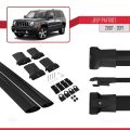 Jeep Patriot 2007-2017 Arası ile Uyumlu FLY Model Ara Atkı Tavan Barı Siyah 2 Adet