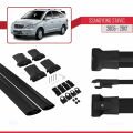 Ssangyong Stavic 2005-2012 Arası ile Uyumlu FLY Model Ara Atkı Tavan Barı Siyah 2 Adet
