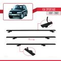 Kia Sportage 1997-2002 Arası ile Uyumlu BASIC Model Ara Atkı Tavan Barı Siyah 3 Adet