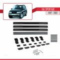 Kia Sportage 1997-2002 Arası ile Uyumlu BASIC Model Ara Atkı Tavan Barı Siyah 3 Adet