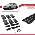 Infiniti QX50 (J50) 2014-2017 Arası ile Uyumlu FLY Model Ara Atkı Tavan Barı Siyah 3 Adet