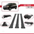 GMC Terrain 2010-2017 Arası ile Uyumlu FLY Model Ara Atkı Tavan Barı Siyah 3 Adet