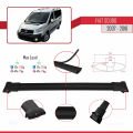 Fiat Scudo 2 2007-2016 Arası ile Uyumlu FLY Model Ara Atkı Tavan Barı Siyah 2 Adet