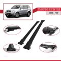 Ssangyong Rexton (Y250) 2006-2012 Arası ile Uyumlu FLY Model Ara Atkı Tavan Barı Siyah 2 Adet