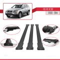 Volvo XC90 2003-2014 Arası ile Uyumlu FLY Model Ara Atkı Tavan Barı Siyah 3 Adet
