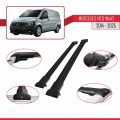 Mercedes Vito 3 (W447) 2014 ve Sonrası ile Uyumlu FLY Model Ara Atkı Tavan Barı Siyah 2 Adet