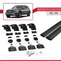 Mercedes GLC Class (X253) 2016-2022 (No-Sunroof) Arası ile Uyumlu ACE-2 Ara Atkı Tavan Barı Siyah 2 Adet