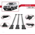 Volvo XC90 2003-2014 Arası ile Uyumlu FLY Model Ara Atkı Tavan Barı Gri 3 Adet