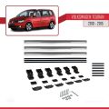 Volkswagen Touran (1T) Post-Facelift 2010-2015 Arası ile Uyumlu BASIC Model Ara Atkı Tavan Barı Gri 3 Adet