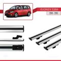 Volkswagen Touran (1T) Post-Facelift 2010-2015 Arası ile Uyumlu BASIC Model Ara Atkı Tavan Barı Gri 3 Adet