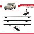 Chevrolet Uplander 2005-2009 Arası ile Uyumlu BASIC Model Ara Atkı Tavan Barı Siyah 3 Adet