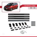 Volkswagen Touran (1T) Pre-Facelift 2003-2010 Arası ile Uyumlu BASIC Model Ara Atkı Tavan Barı Siyah 3 Adet