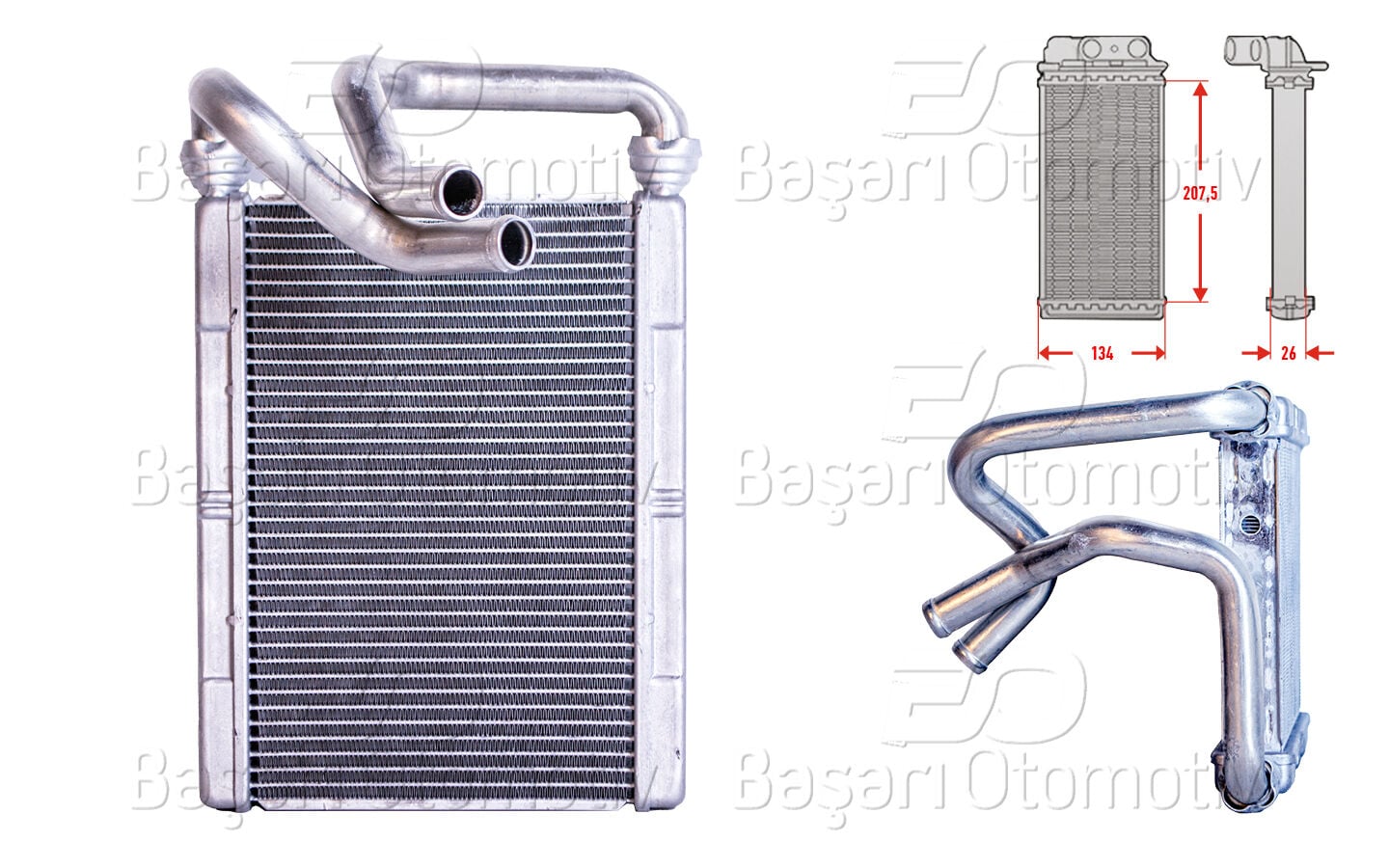 Toyota Yaris Verso 1.0 1.3 1.4 1.5 Motor Kalorifer Radyatörü