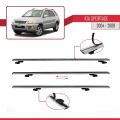 Kia Sportage 2 (JE) 2004-2009 Arası ile Uyumlu BASIC Model Ara Atkı Tavan Barı Gri 2 Adet