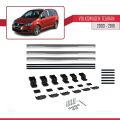 Volkswagen Touran (1T) Pre-Facelift 2003-2010 Arası ile Uyumlu BASIC Model Ara Atkı Tavan Barı Gri 3 Adet