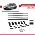 Renault Laguna 3 Estate 2007-2013 Arası ile Uyumlu BASIC Model Ara Atkı Tavan Barı Gri 3 Adet