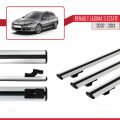 Renault Laguna 3 Estate 2007-2013 Arası ile Uyumlu BASIC Model Ara Atkı Tavan Barı Gri 3 Adet