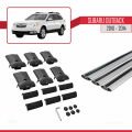 Subaru Outback 2010-2014 Arası ile Uyumlu FLY Model Ara Atkı Tavan Barı Gri 3 Adet