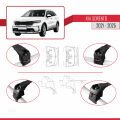 Kia Sorento 4 (MQ4) 2021 ve Sonrası Arası ile Uyumlu ACE-2 Ara Atkı Tavan Barı Siyah 2 Adet