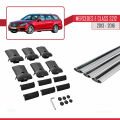 Mercedes E Class S212 2013-2016 Arası ile Uyumlu FLY Model Ara Atkı Tavan Barı Gri 3 Adet