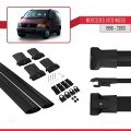 Mercedes Vito (W638) 1996-2003 Arası ile Uyumlu FLY Model Ara Atkı Tavan Barı Siyah 2 Adet