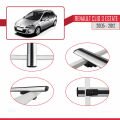 Renault Clio 3 Estate 2005-2012 Arası ile Uyumlu BASIC Model Ara Atkı Tavan Barı Gri 3 Adet