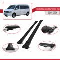 Volkswagen T6 Transporter 2015-2024 Arası ile Uyumlu FLY Model Ara Atkı Tavan Barı Siyah 2 Adet