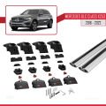 Mercedes GLC Class (X253) 2016-2022 (No-Sunroof) Arası ile Uyumlu ACE-2 Ara Atkı Tavan Barı Gri 2 Adet