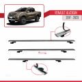 Renault Alaskan 2017-2023 Arası ile Uyumlu BASIC Model Ara Atkı Tavan Barı Gri 3 Adet