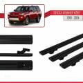 Toyota 4Runner (N280) 2010-2024 Arası ile Uyumlu BASIC Model Ara Atkı Tavan Barı Siyah 3 Adet