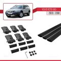 Volvo XC70 (P2) 2000-2007 Arası ile Uyumlu FLY Model Ara Atkı Tavan Barı Siyah 3 Adet