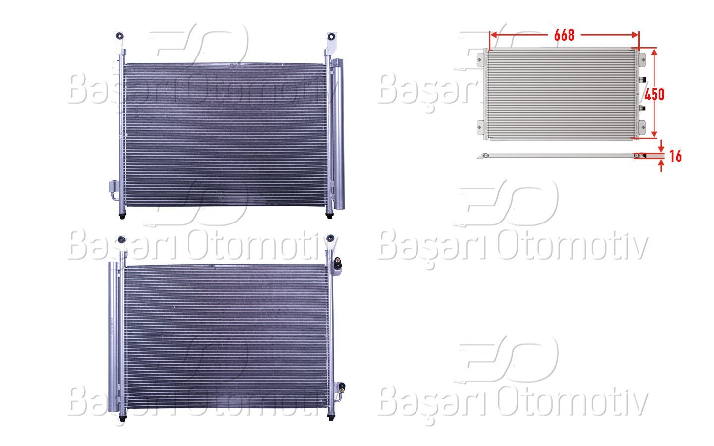 Renault Koleos 2008 ve Sonrası Klima Radyatörü