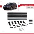 Volkswagen Touareg (7L) 2002-2010 Arası ile Uyumlu BASIC Model Ara Atkı Tavan Barı Siyah 3 Adet