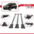 GMC Terrain 2010-2017 Arası ile Uyumlu FLY Model Ara Atkı Tavan Barı Gri 3 Adet