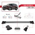 Ford Explorer 6 2020-2024 Arası ile Uyumlu FLY Model Ara Atkı Tavan Barı Gri 3 Adet