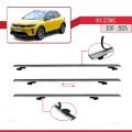 Kia Stonic 2017 ve Sonrası ile Uyumlu BASIC Model Ara Atkı Tavan Barı Gri 2 Adet