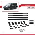 Suzuki XL-7 1998-2006 Arası ile Uyumlu BASIC Model Ara Atkı Tavan Barı Siyah 3 Adet