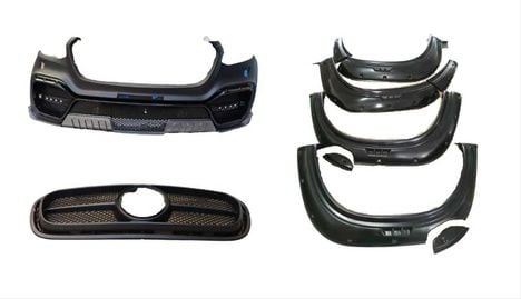 Mercedes X-Class Uyumlu Body Kit (Tampon-Panjur-Dodikler)