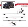 Volkswagen Touareg (7L) 2002-2010 Arası ile Uyumlu BASIC Model Ara Atkı Tavan Barı Gri 3 Adet