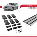 Volvo V70 III 2008-2016 Arası ile Uyumlu FLY Model Ara Atkı Tavan Barı Gri 3 Adet