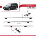 Suzuki XL-7 1998-2006 Arası ile Uyumlu BASIC Model Ara Atkı Tavan Barı Gri 3 Adet